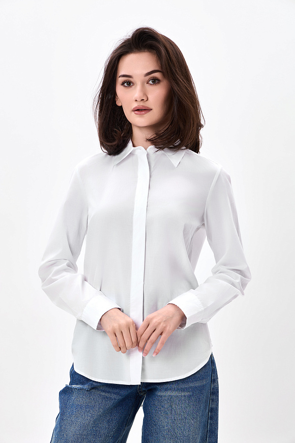 Женская рубашка длинный рукав